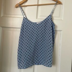 Equipment silk tank top